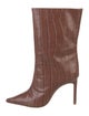 Schutz Embossed Leather Boots