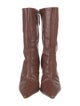 Schutz Embossed Leather Boots