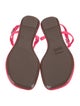 Schutz Leather T-Strap Sandals