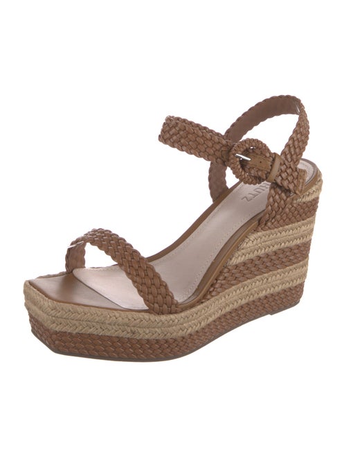 Schutz Leather Espadrilles