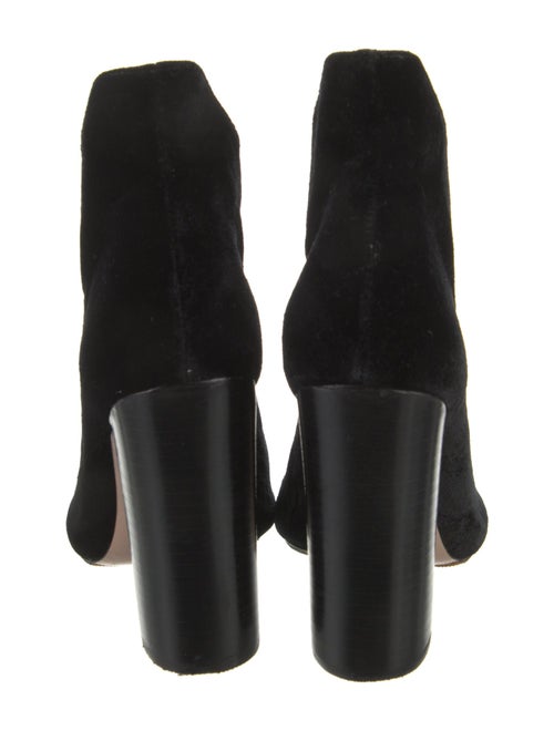 Schutz Velvet Lace-Up Boots