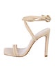 Schutz Leather Braided Accents Sandals