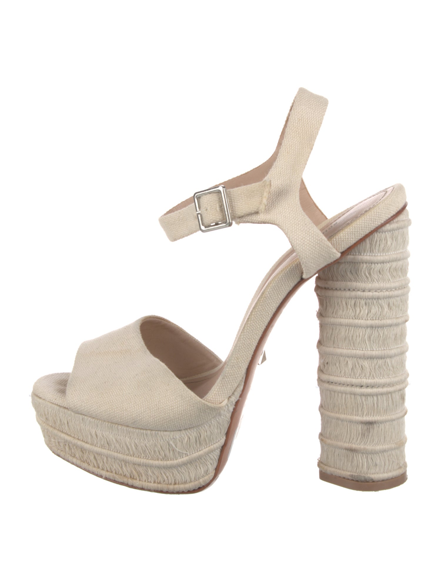 Schutz Canvas Espadrilles