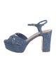 Schutz Denim Sandals