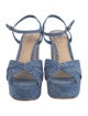 Schutz Denim Sandals