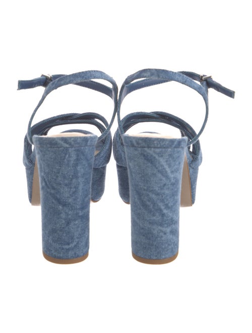 Schutz Denim Sandals