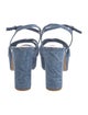 Schutz Denim Sandals