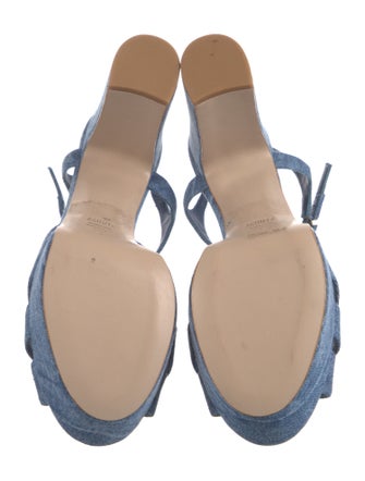 Schutz Denim Sandals