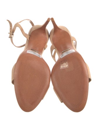 Schutz Suede Slingback Sandals