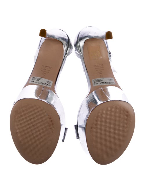 Schutz Patent Leather Sandals