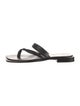 Schutz Leather Slides