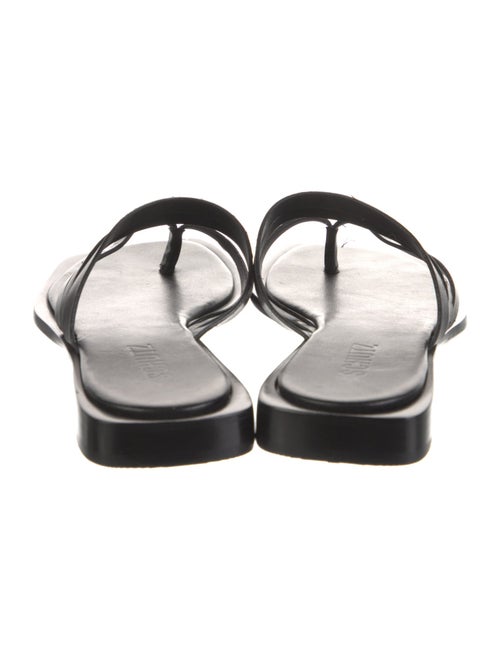 Schutz Leather Slides