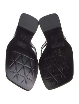 Schutz Leather Slides