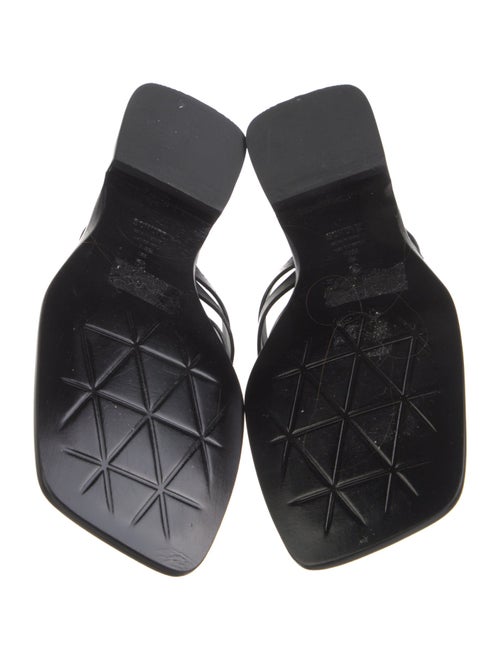 Schutz Leather Slides