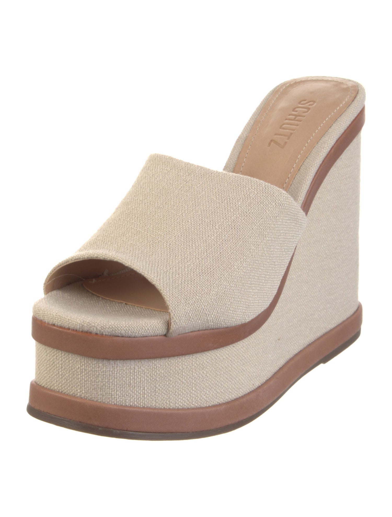 Schutz Canvas Slides w/ Tags