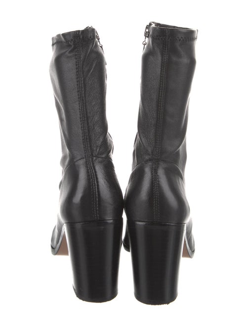 Schutz Leather Sock Boots