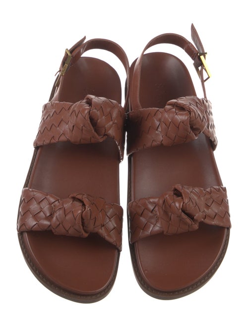 Schutz Leather Slingback Sandals