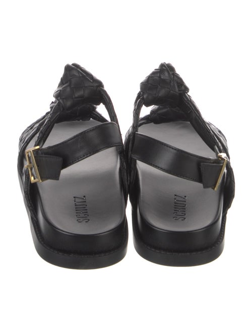 Schutz Leather Slingback Sandals