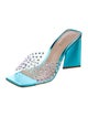 Schutz Crystal Embellishments Mules