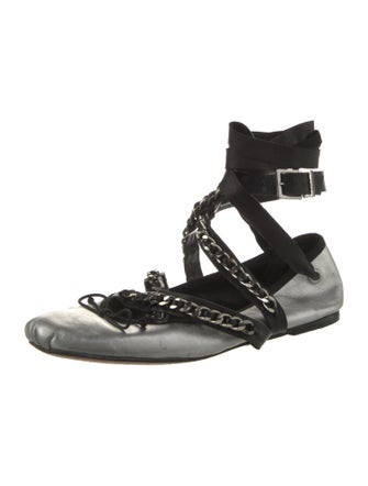 Schutz Leather Ballet Flats