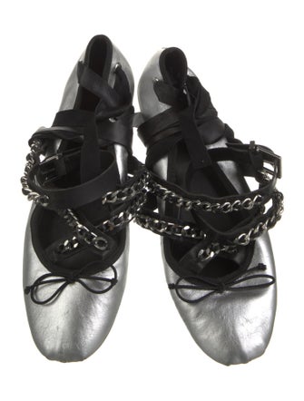 Schutz Leather Ballet Flats