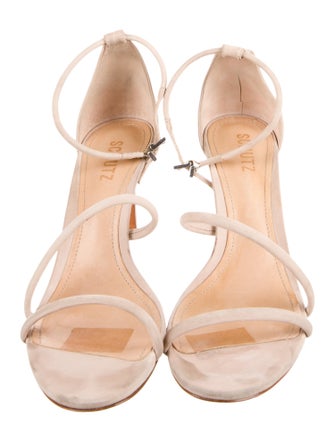 Schutz Suede Sandals