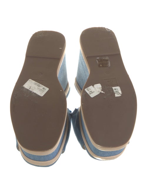 Schutz Denim Slides