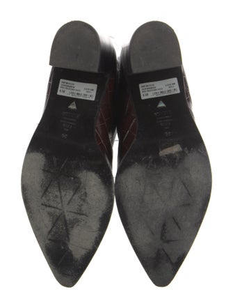 Schutz Crocodile Riding Boots