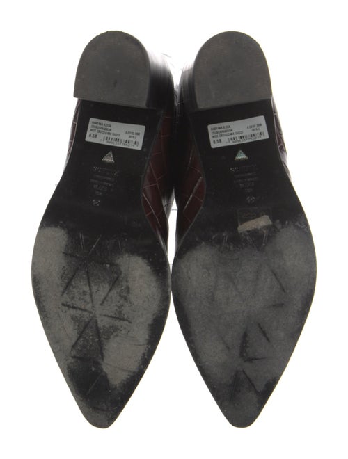 Schutz Crocodile Riding Boots