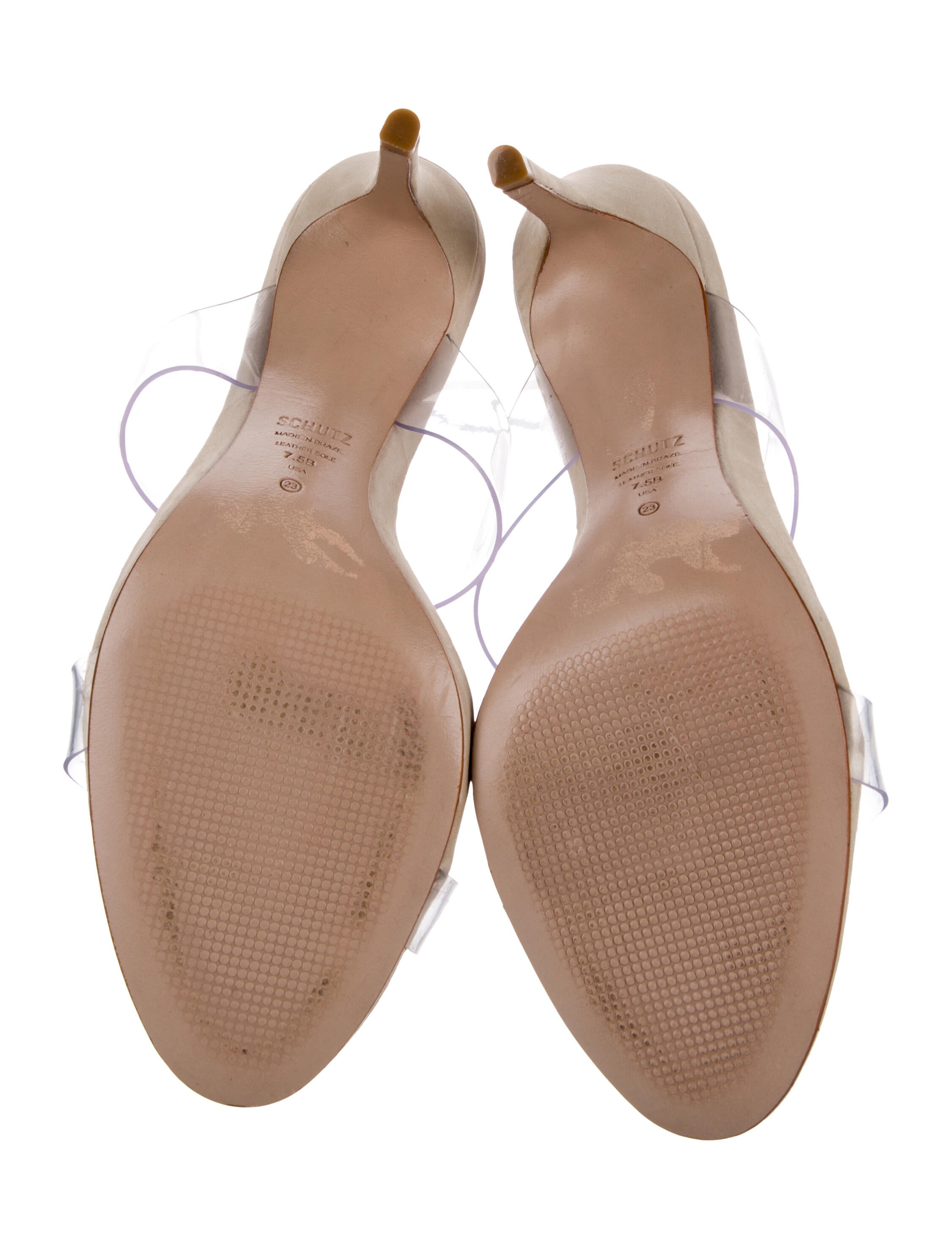 Schutz Suede Slingback Sandals