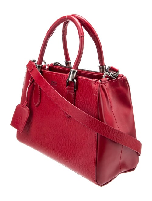 Schutz Leather Top Handle Bag