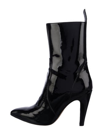 Schutz Patent Leather Boots