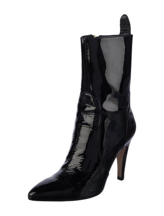 Schutz Patent Leather Boots