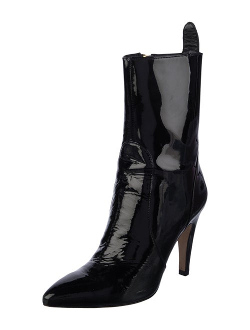 Schutz Patent Leather Boots