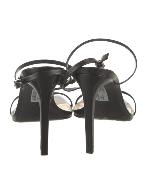 Schutz Leather Slingback Sandals