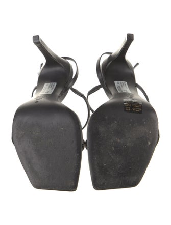 Schutz Leather Slingback Sandals