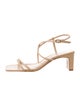 Schutz Leather Slingback Sandals