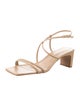 Schutz Leather Slingback Sandals