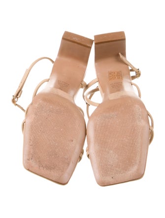 Schutz Leather Slingback Sandals