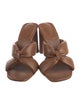 Schutz Leather Slides