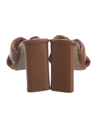 Schutz Leather Slides