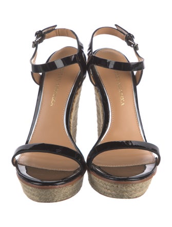 Schutz Leather Espadrilles