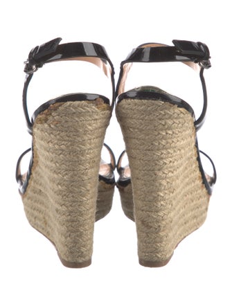 Schutz Leather Espadrilles