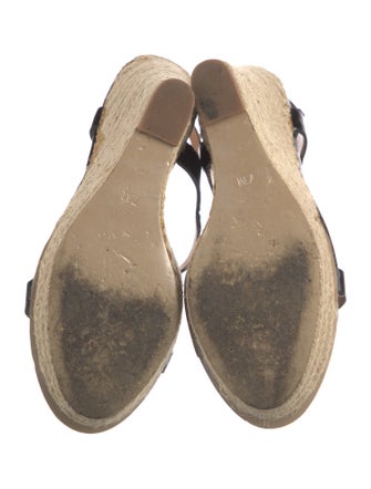 Schutz Leather Espadrilles