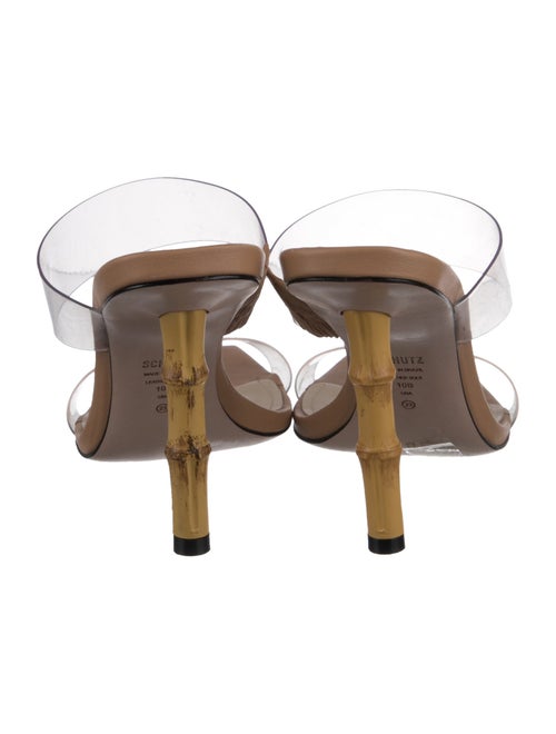 Schutz Leather Slides