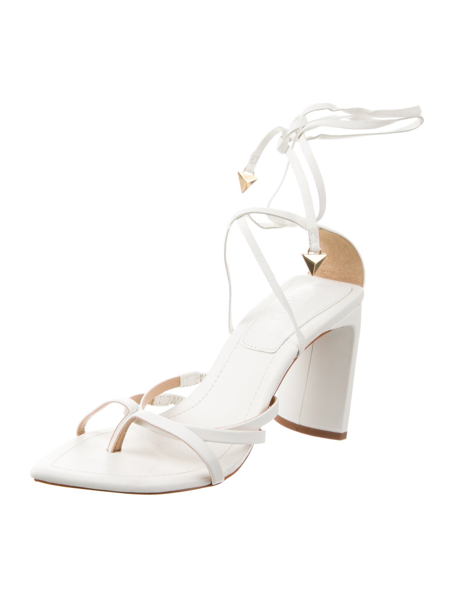 Schutz Leather Gladiator Sandals