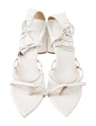 Schutz Leather Gladiator Sandals