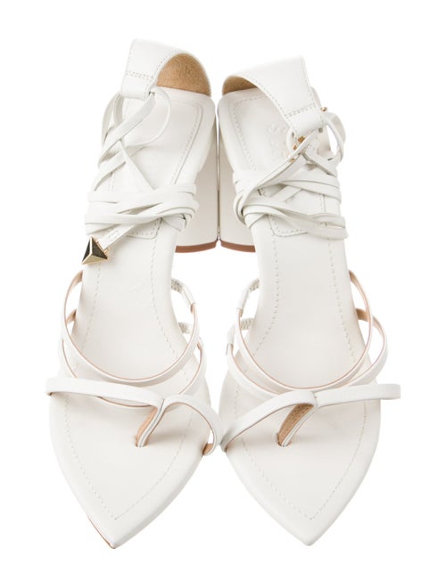 Schutz Leather Gladiator Sandals