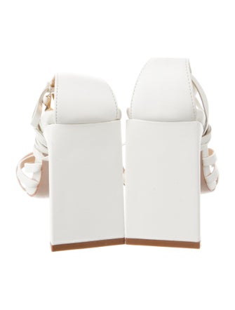 Schutz Leather Gladiator Sandals