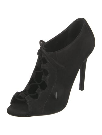 Schutz Suede Lace-Up Boots